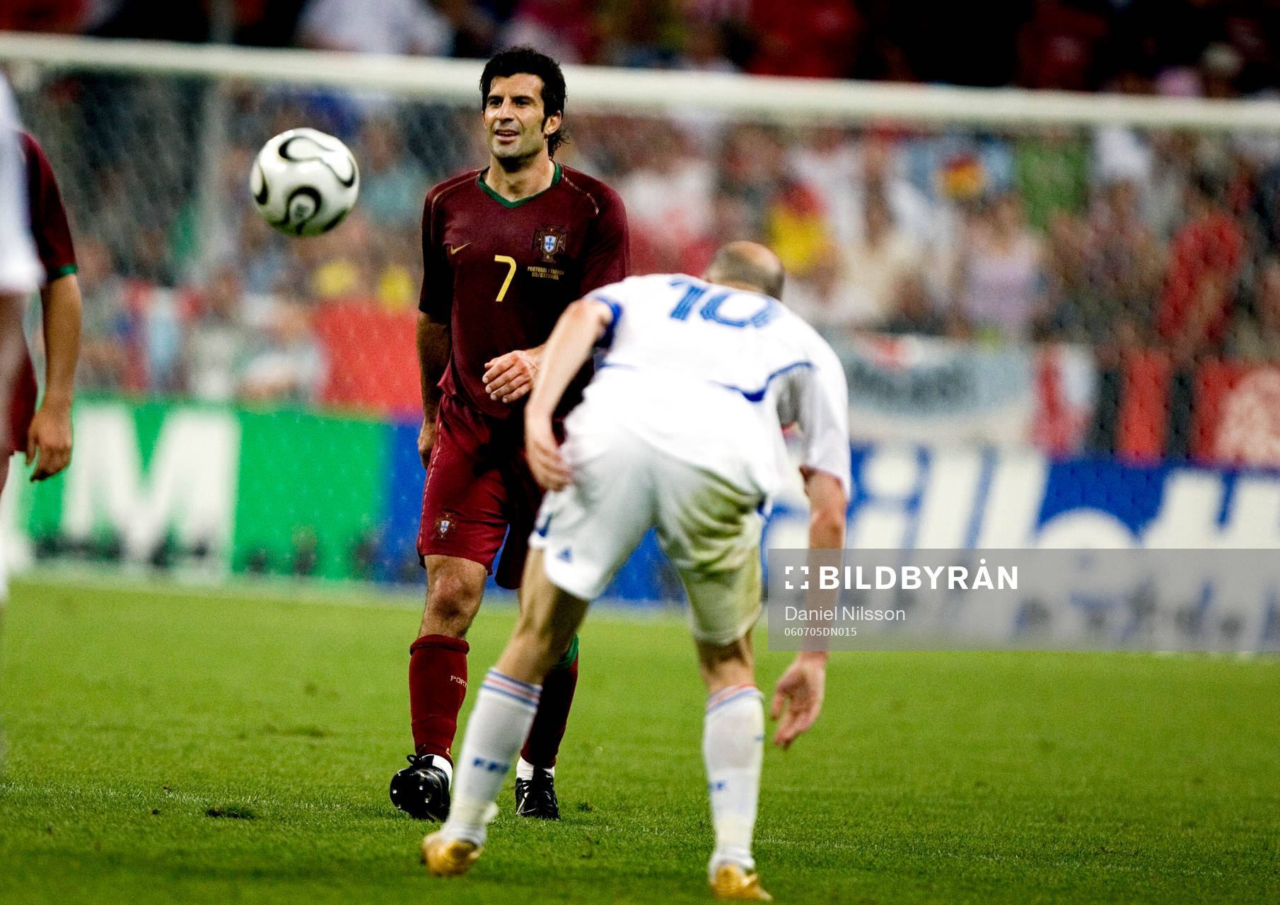 Luis Figo, Portugal och Zinedine Zidane, Frankrike