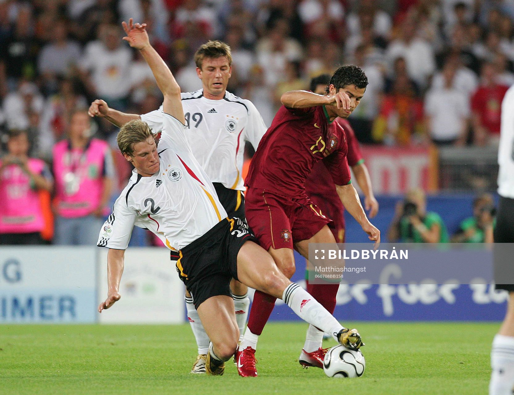 Marcell Jansen Tyskland, Cristiano Ronaldo, Portugal
