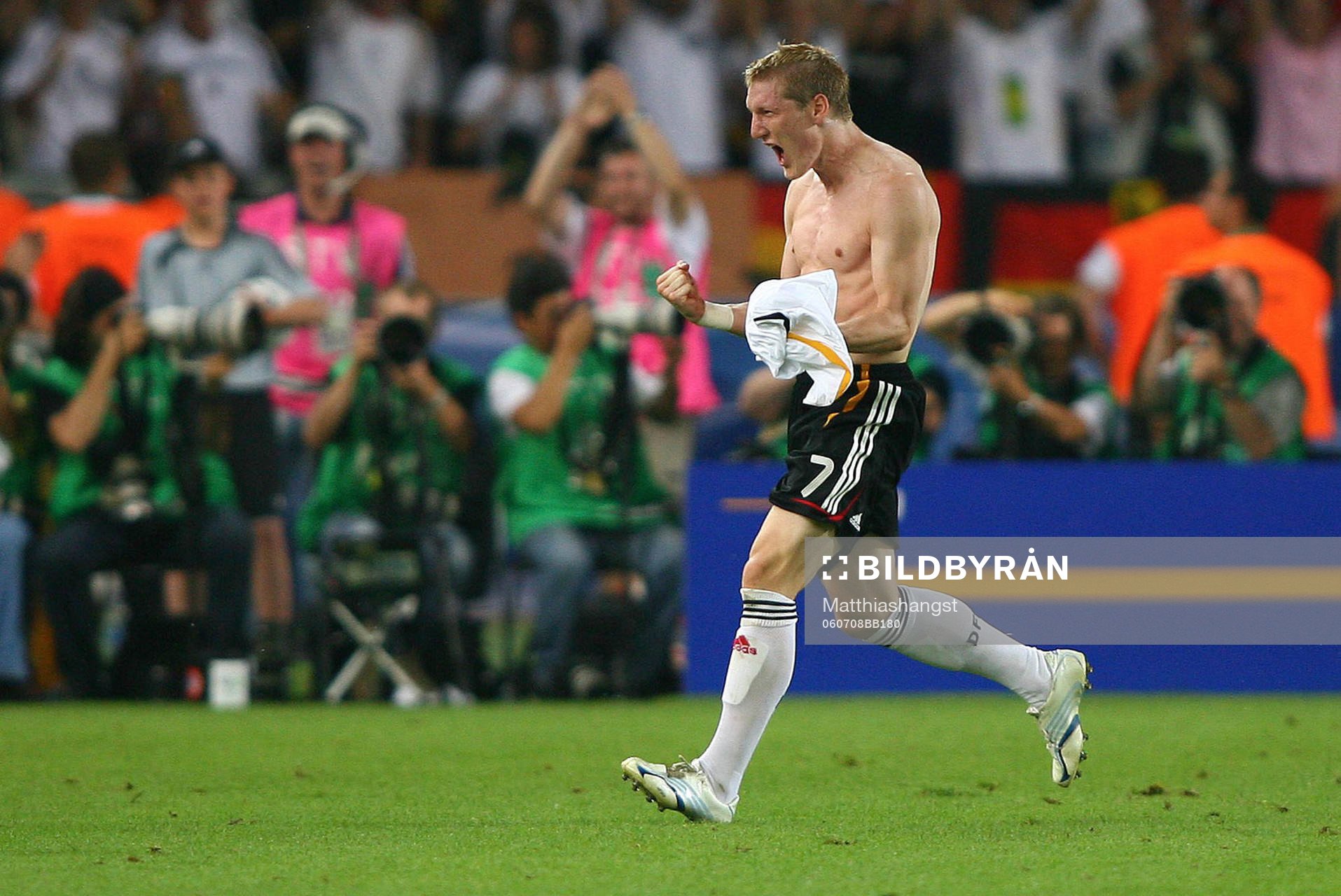 Bastian Schweinsteiger, Tyskland. Jubel