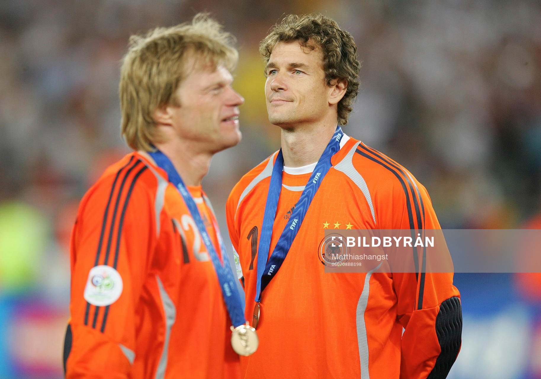 Oliver Kahn, Jens Lehmann, Tysklands målvakter. Brons,