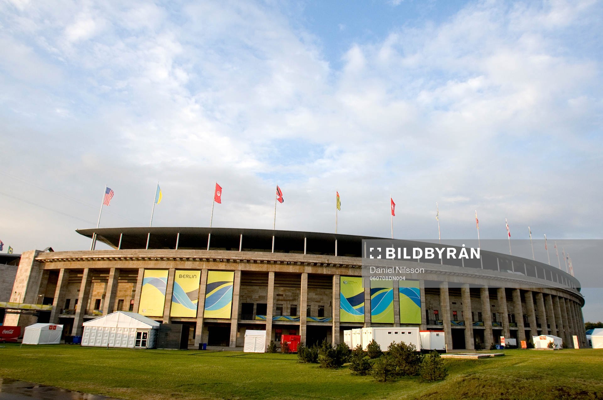Fotboll, VM 2006, Olympiastadion i Berlin, exteriör