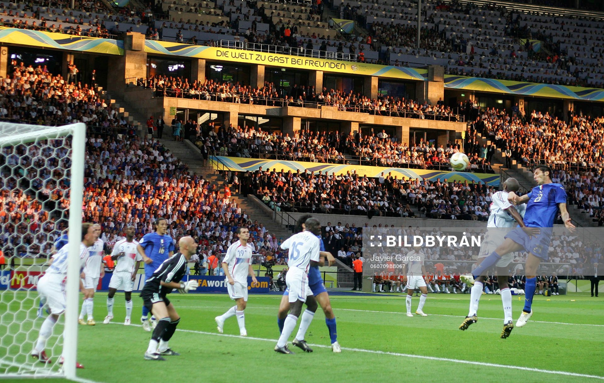 Marco Materazzi, Italien, nick, mål