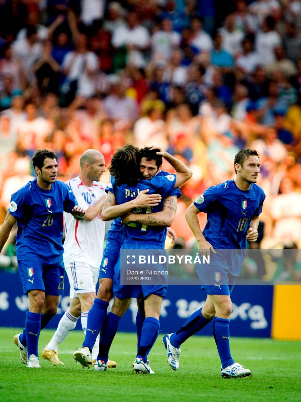 Marco Materazzi, Italien, jubel