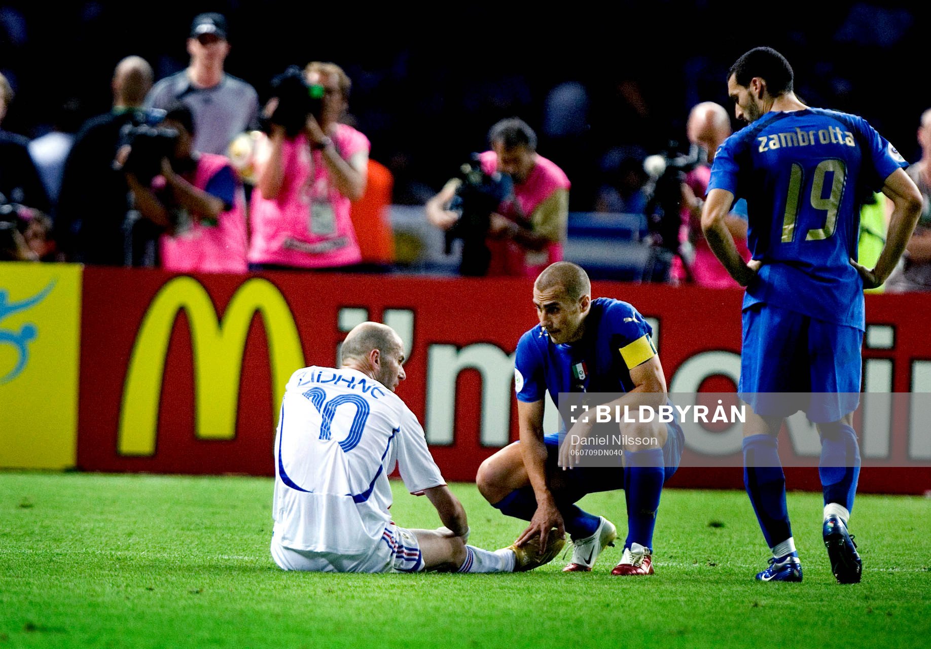 Zinedine Zidane , Frankrike och Fabio Cannavaro, Italien