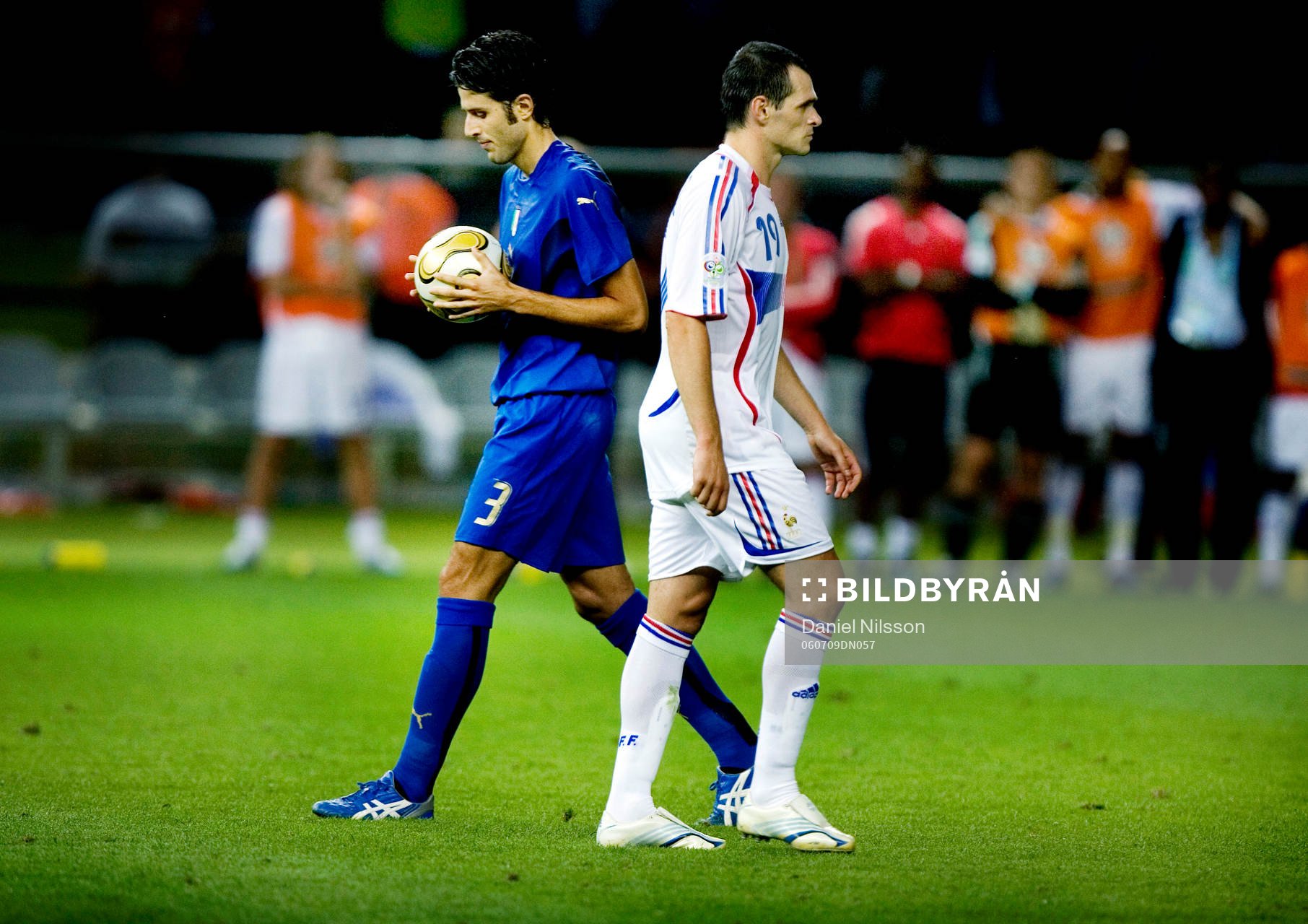 Fabio Grosso, Italien och Willy Sagnol, Frankrike i