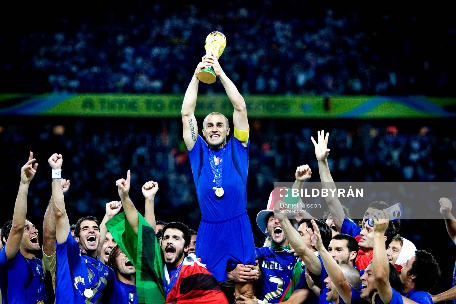 Italien är världsmästare, jubel, firande, Fabio