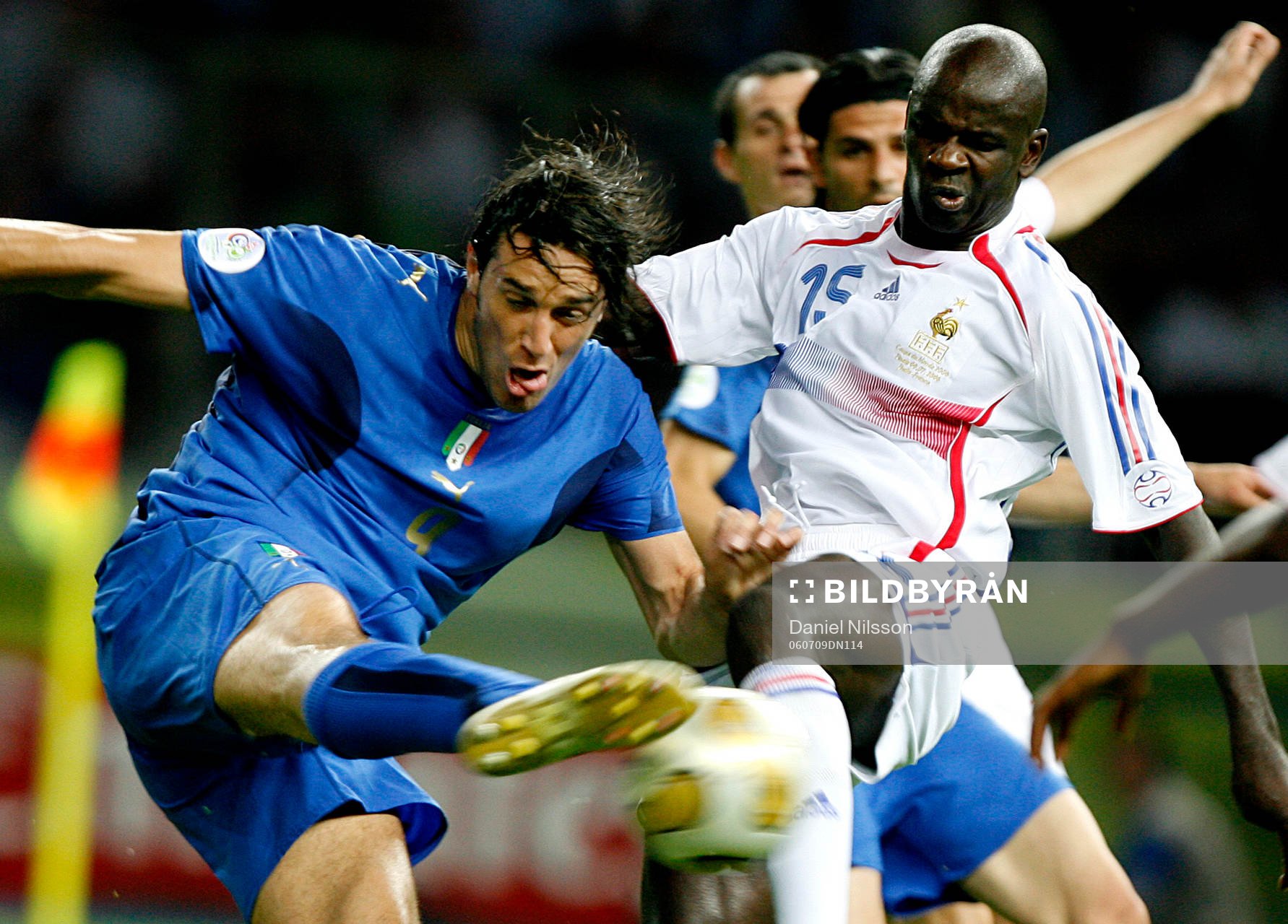 Lilian Thuram, Frankrike och Luca Toni, Italien