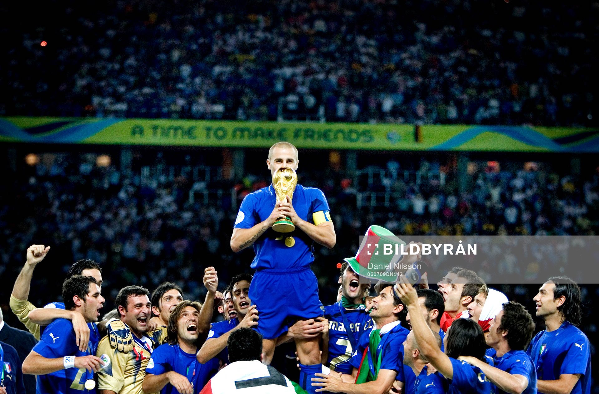 Italien är världsmästare. Fabio Cannavaro, Italien,