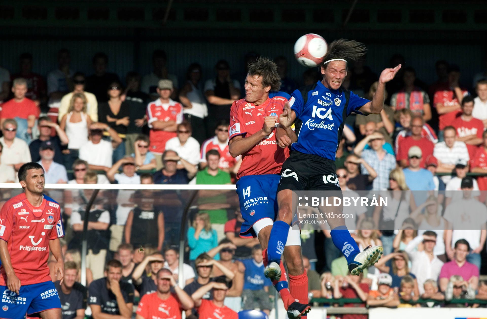 Dusan Djuric, Halmstad vinner nickduell mot Andreas