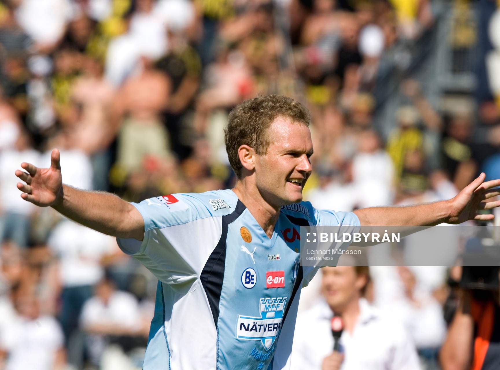 Jonatan Johansson, Malmö FF. Jubel