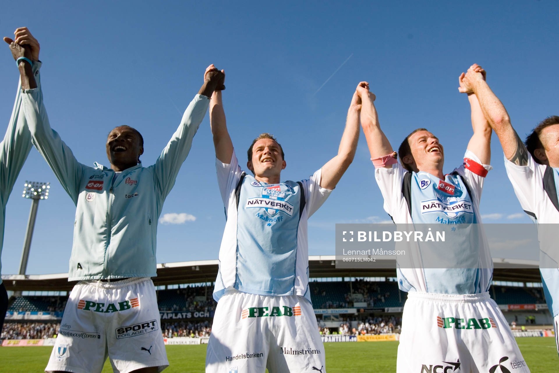Jonatan Johansson, Daniel Andersson, Malmö tackar publiken