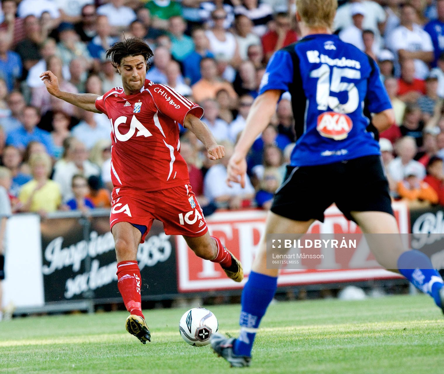 1-4, George Mourad, 2-målsskytten, laddar först med