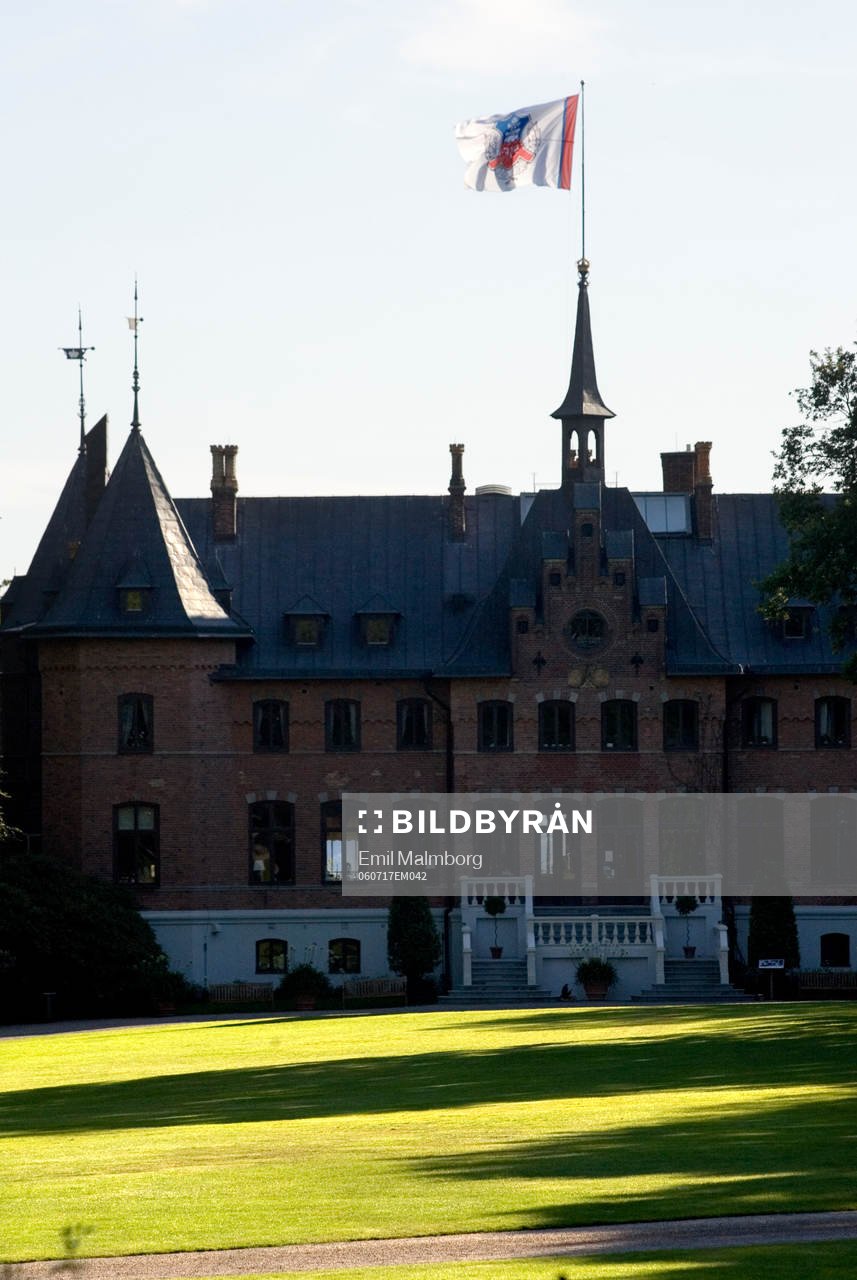 Flaggan hissad på Sofiero