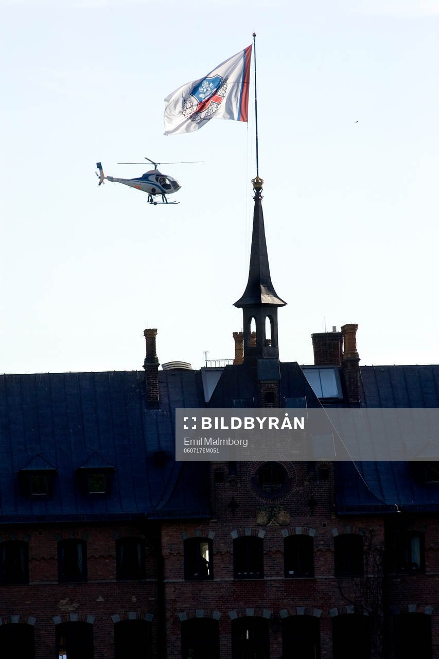 Flaggan hissad på Sofiero