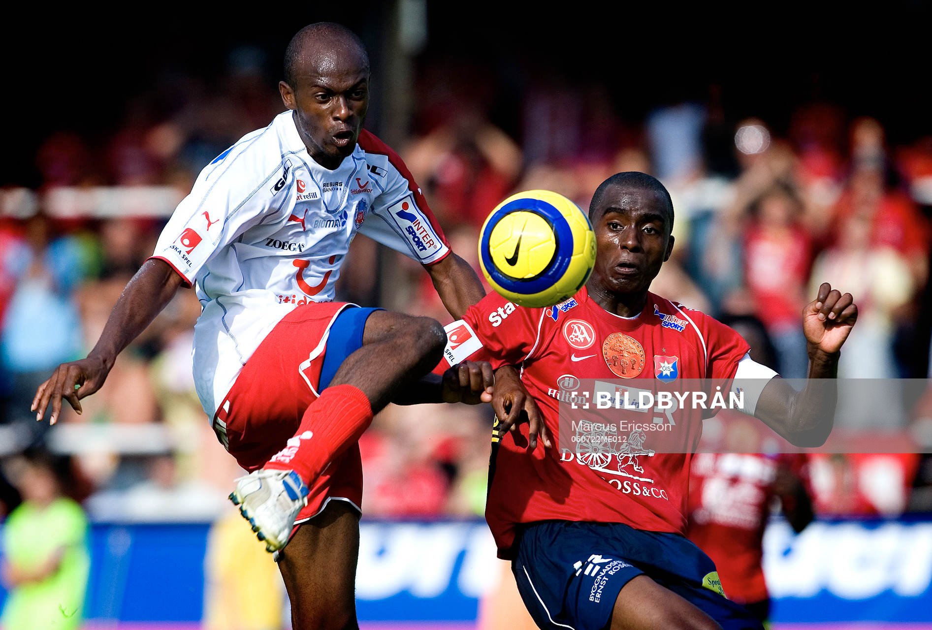 Luton Shelton, Helsingborg och Valter Tomas Jr, Örgryte