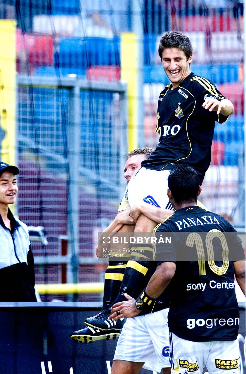 Gabriel Özkan, AIK, jubel, glädje