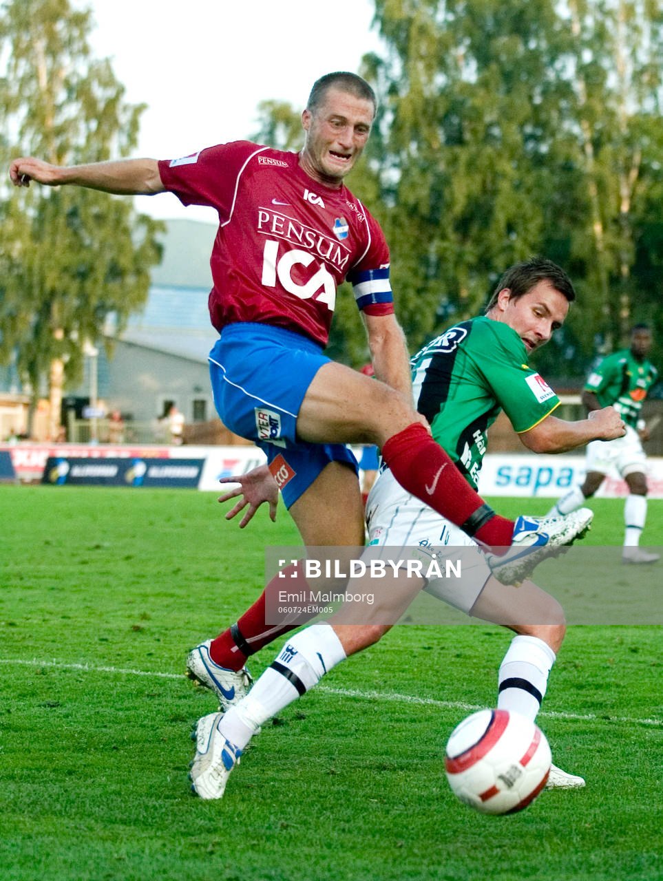 Öster - Gais: Fredrik Gustafson, Öster, Daniel