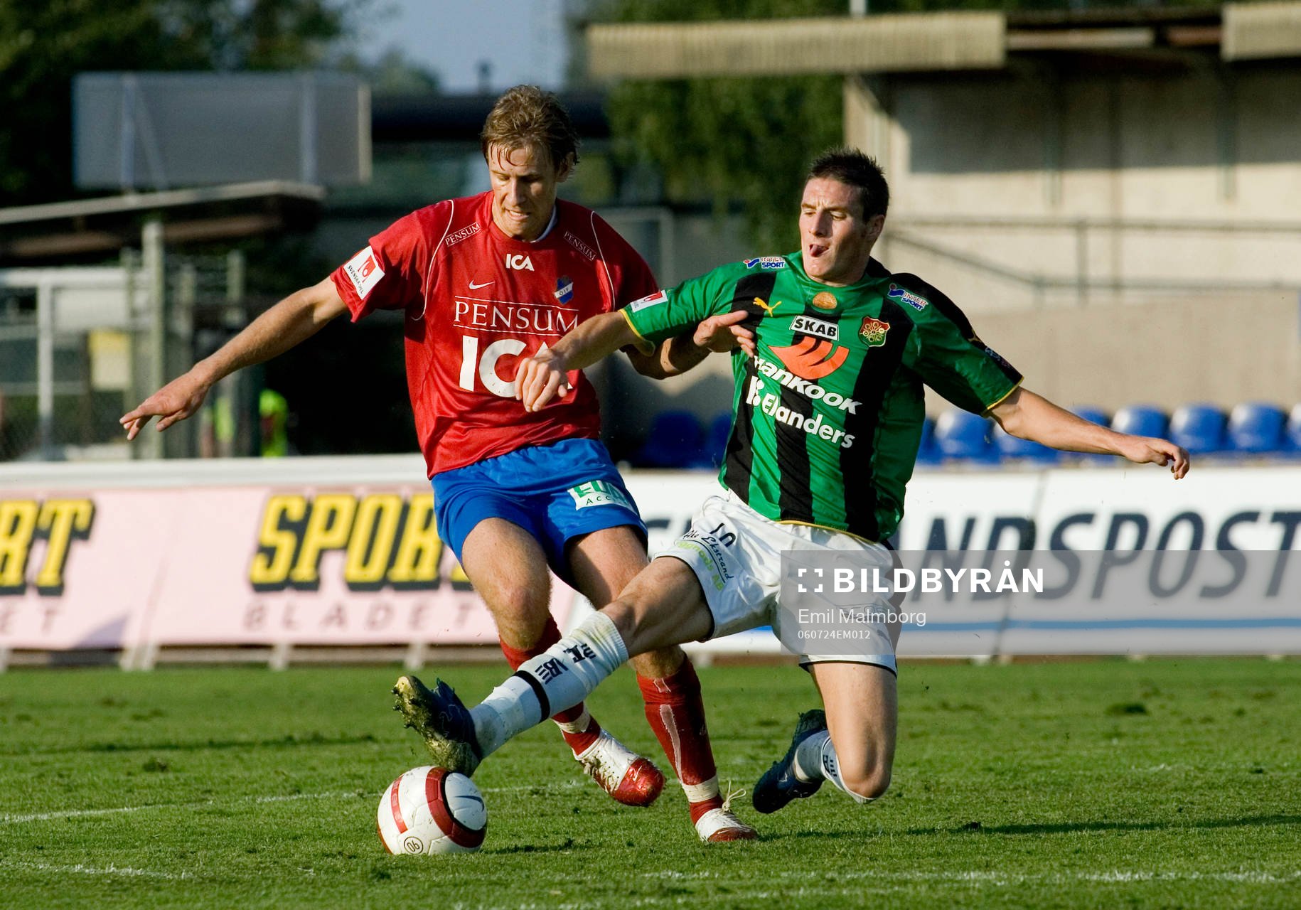 Öster - Gais: Mario Vasilj, Öster och James Keene, Gais