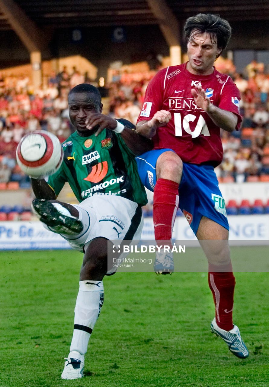 Öster - Gais: Prince Ikpe Ekong, Gais, Paulo Figueiredo,
