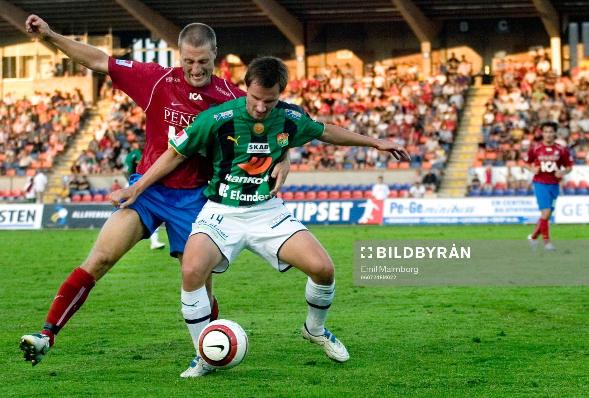 Öster - Gais: Fredrik Gustafson, Öster och Daniel