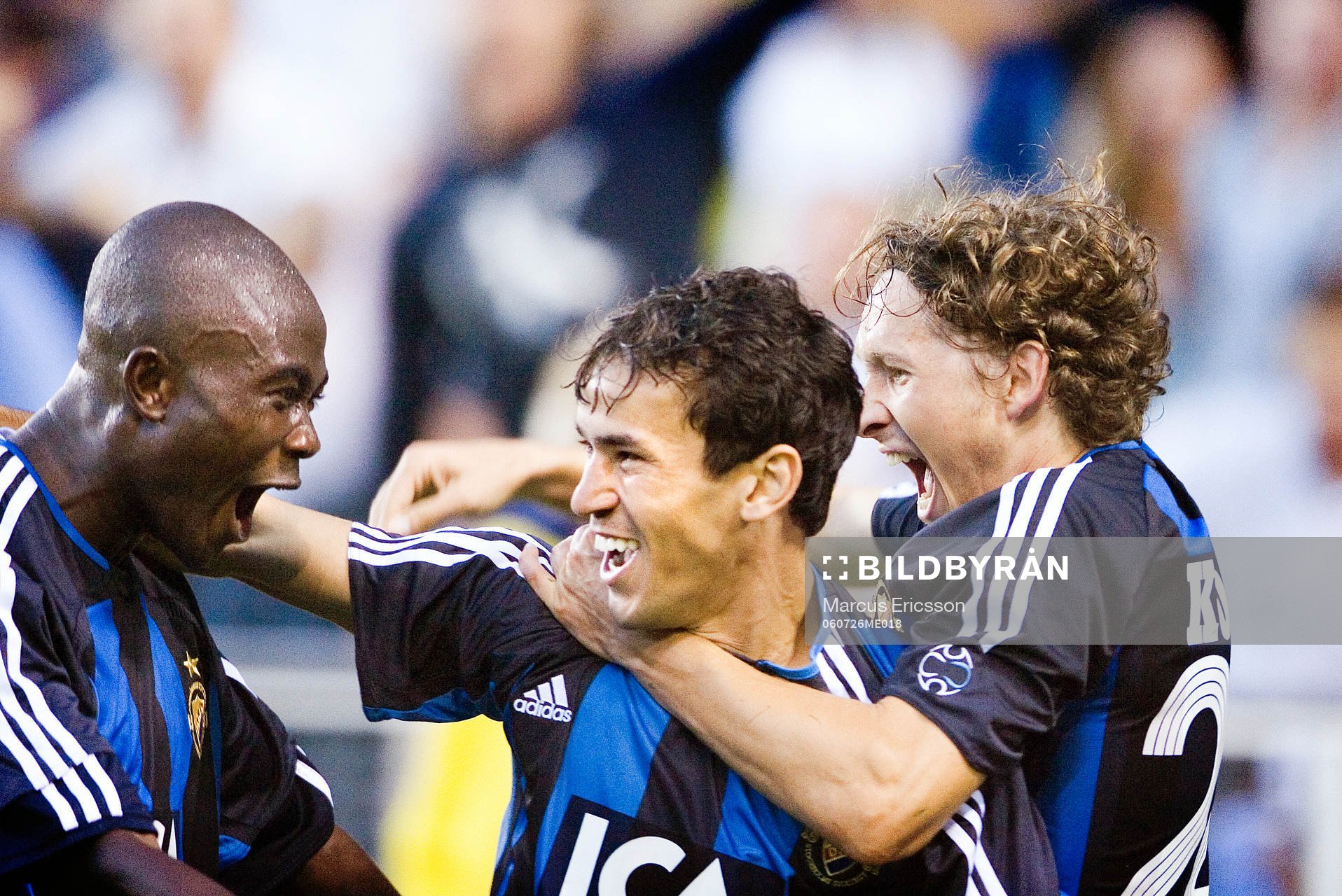 Jones Kusi Asare, Enrico Cardoso Nasaré och Andrej Komac,