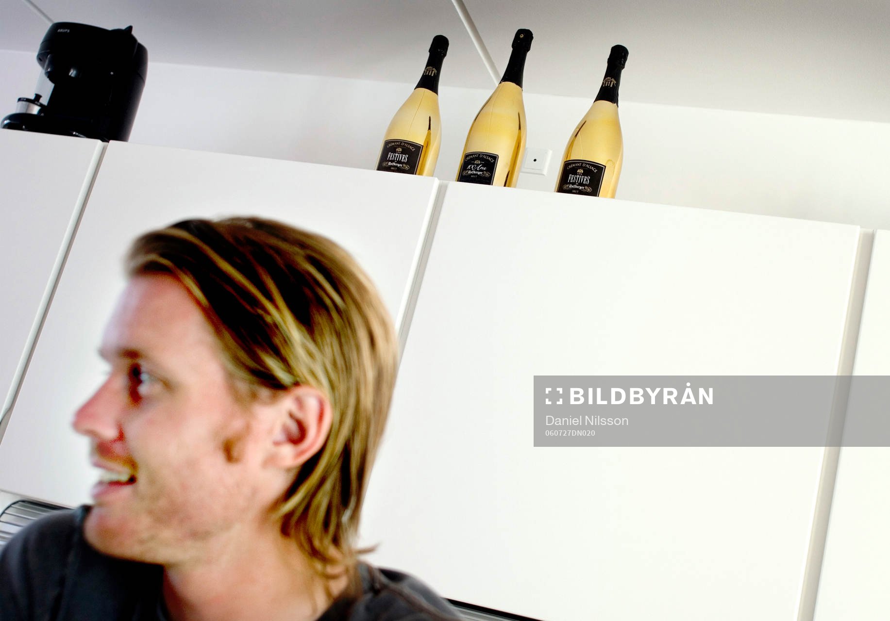 Reportage om Fredrik Berglund, FC Köpenhamn. Hemma hos