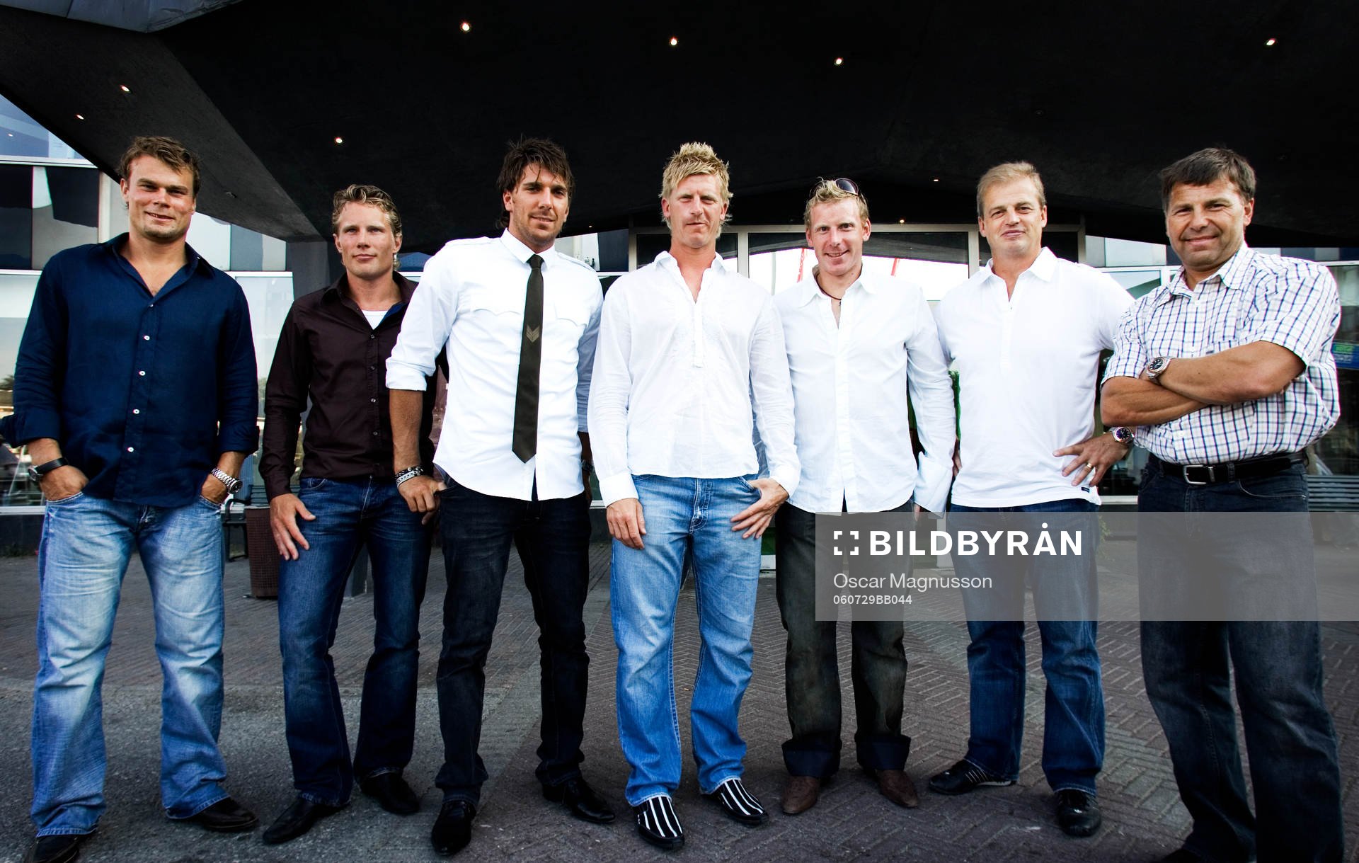 Sveirges tränare och några av spelarna träffades i