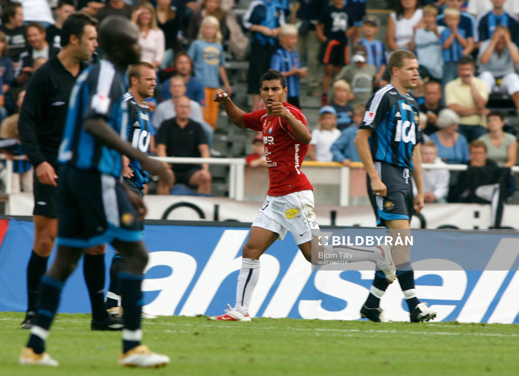  Ailton Almeida, Örgryte, jubel, glädje.