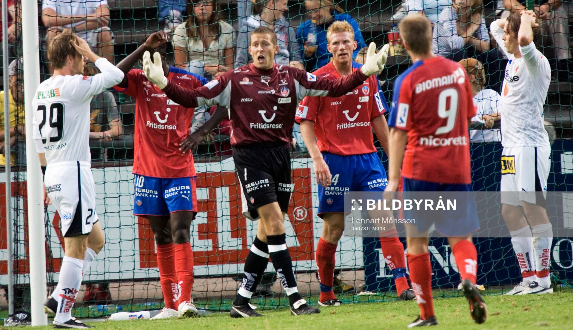 Daniel Andersson, målvakt, Helsingborg missnöjd