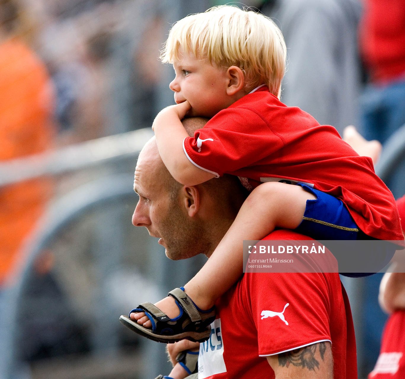 Peter Christiansen med son