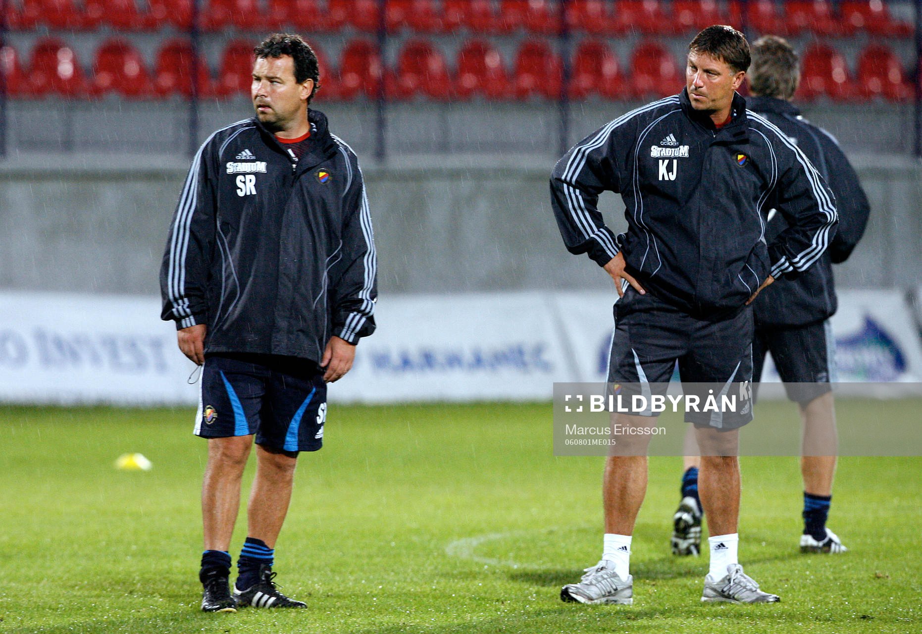 Stefan Rehn och Kjell Jonevret, tränare, Djurgården
