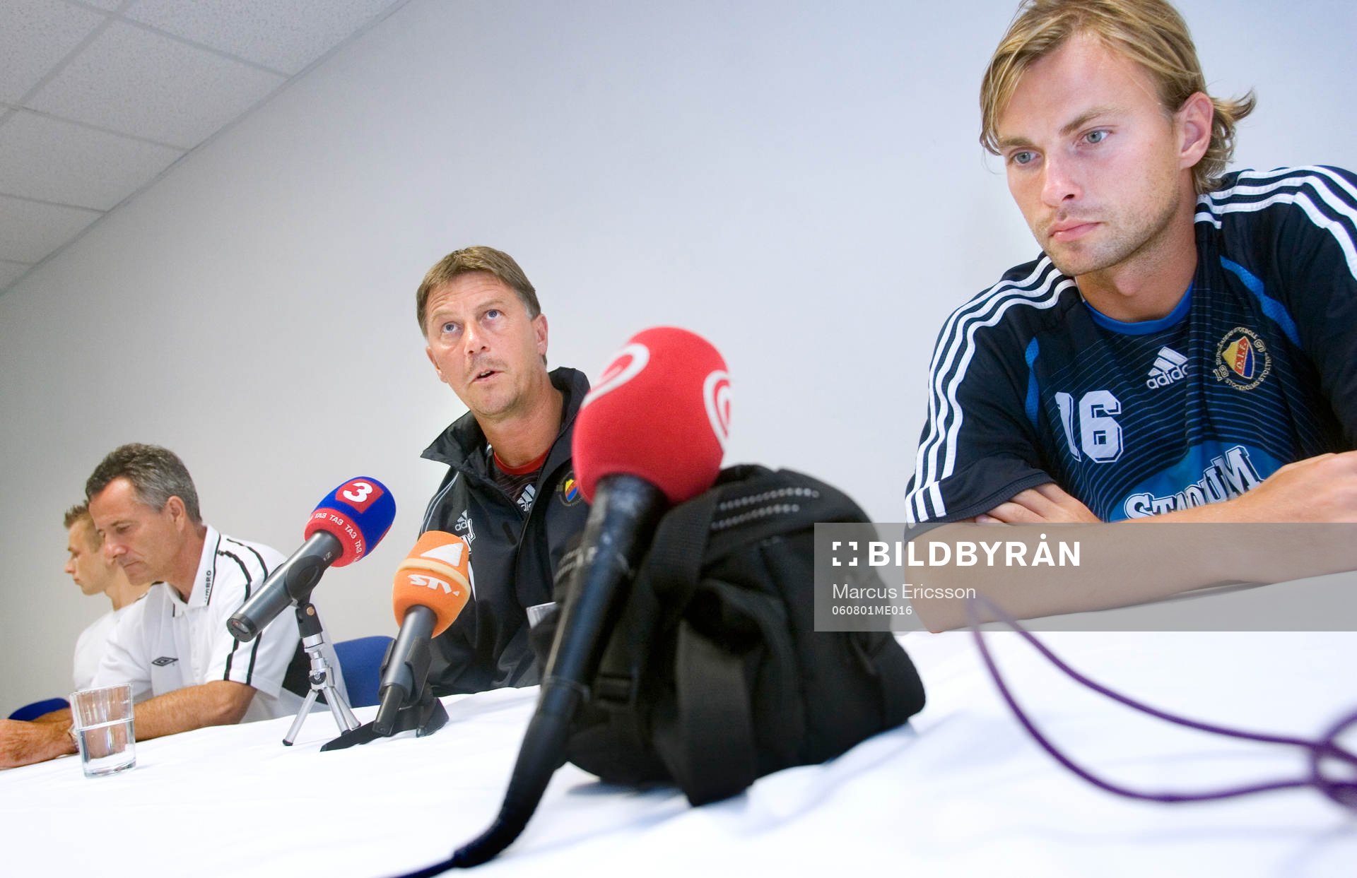 Kjell Jonevret, tränare och Markus Johannesson, Djurgården