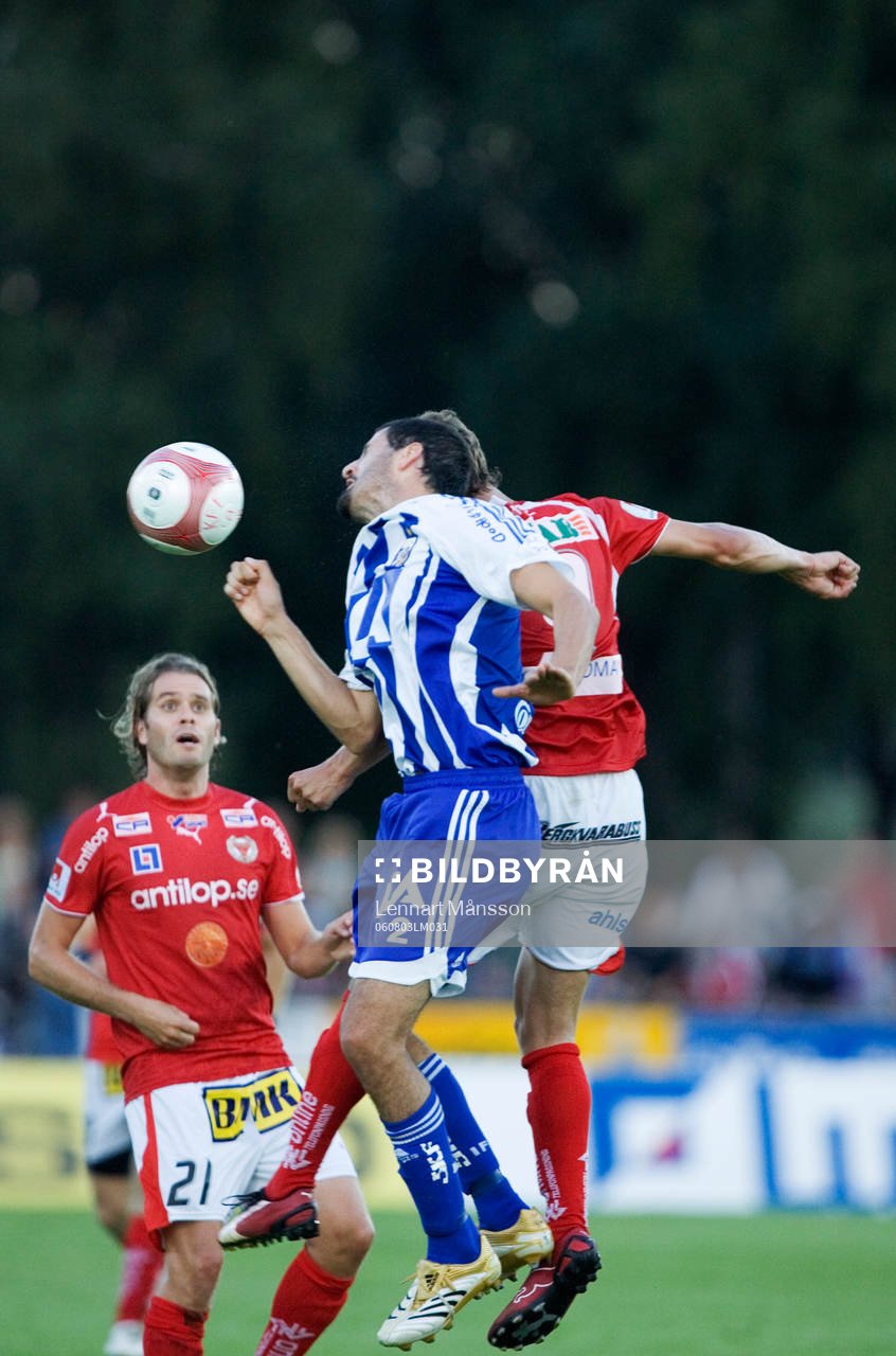 Alejandro Lago, Göteborg i nickduell med Shpetim Hasani,