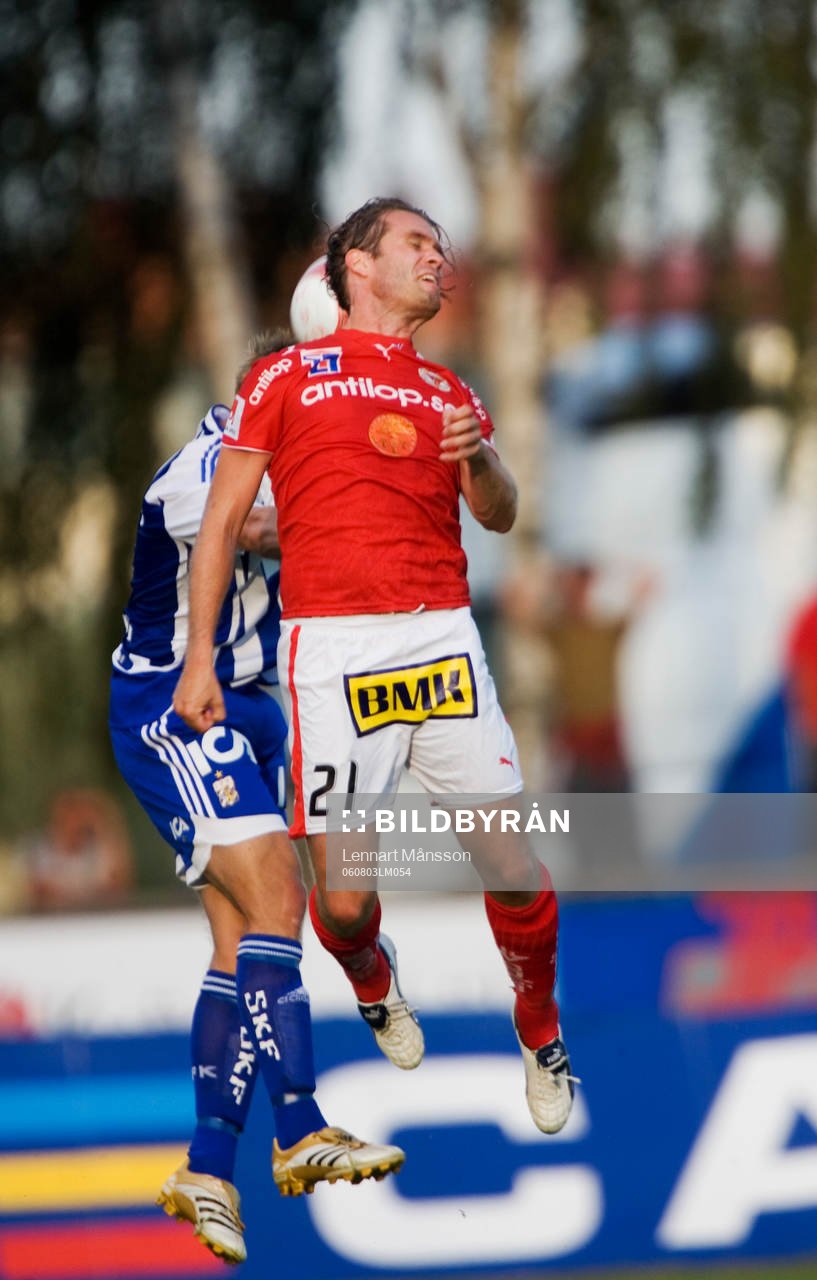 Lasse Johansson, Kalmar vinner en nickduell, nick mot
