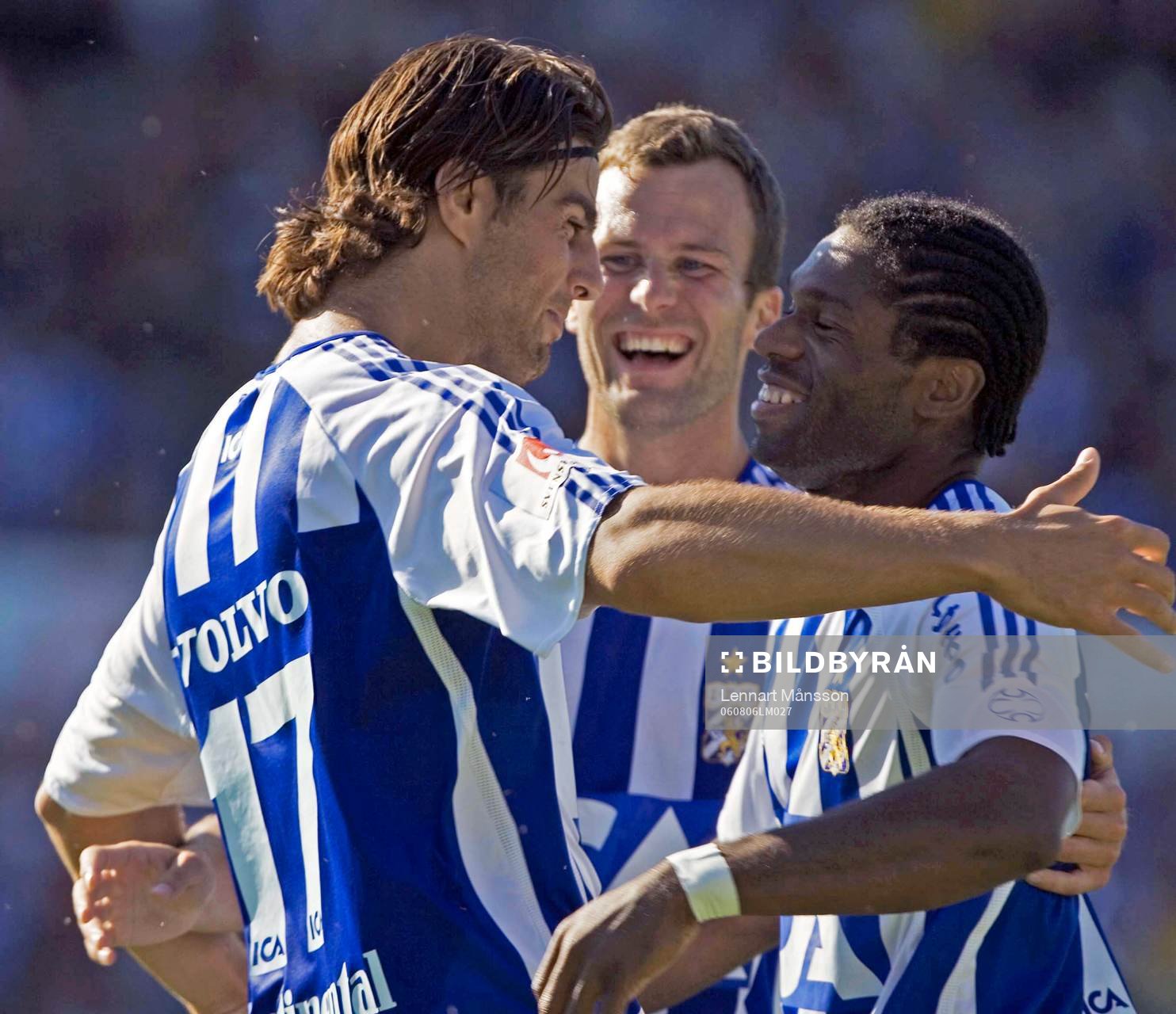 George Mourad, Göteborg och Samuel Wowoah, jubel,