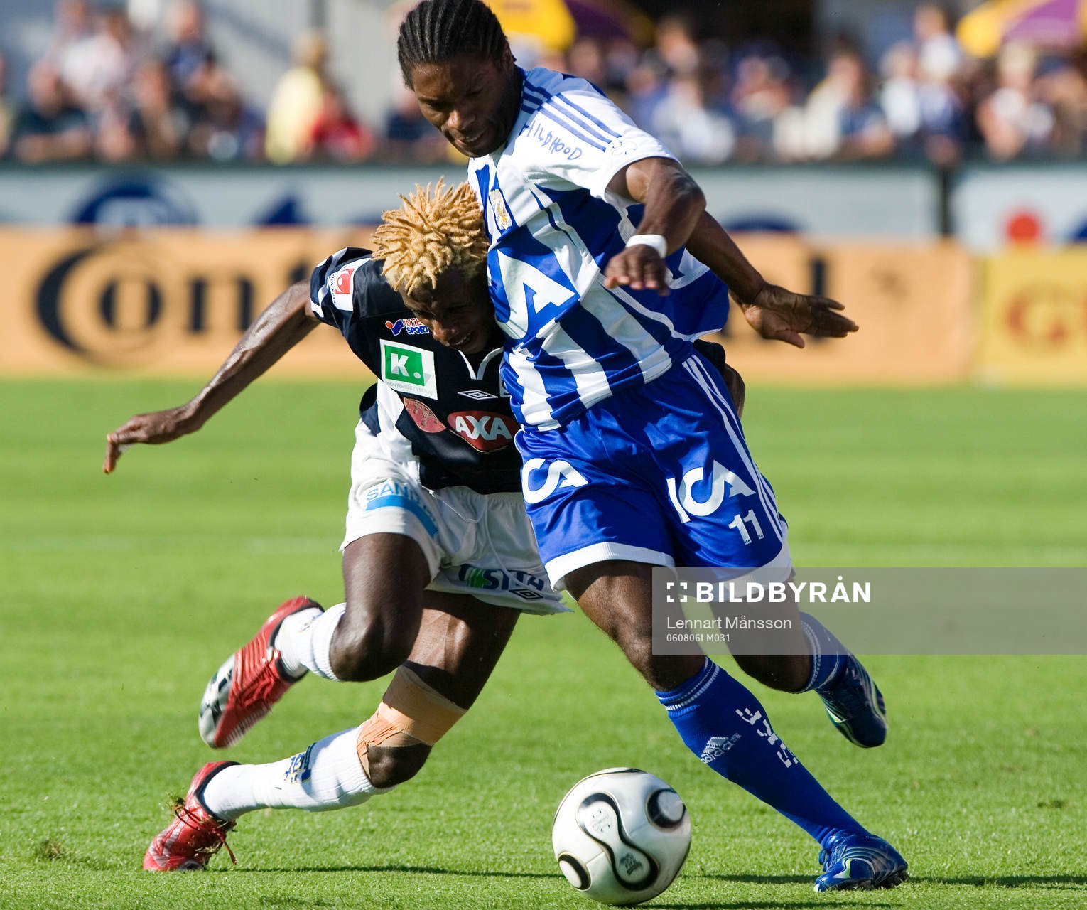 Yannick Bapupa, Gefle och Samuel Wowoah, Göteborg