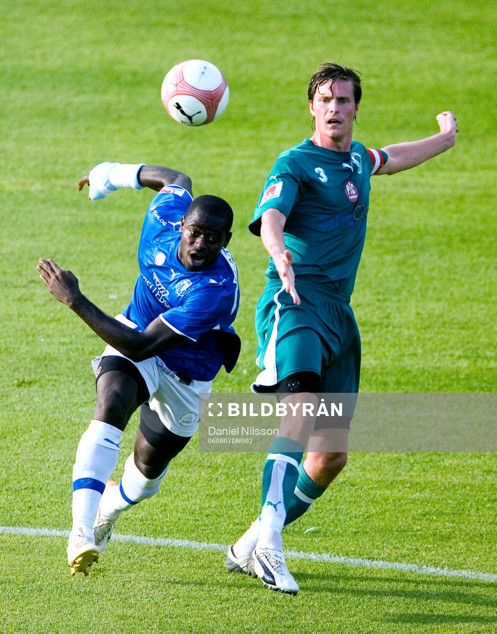 Michael Mensah, Trelleborg och Daniel Olsson, Väsby