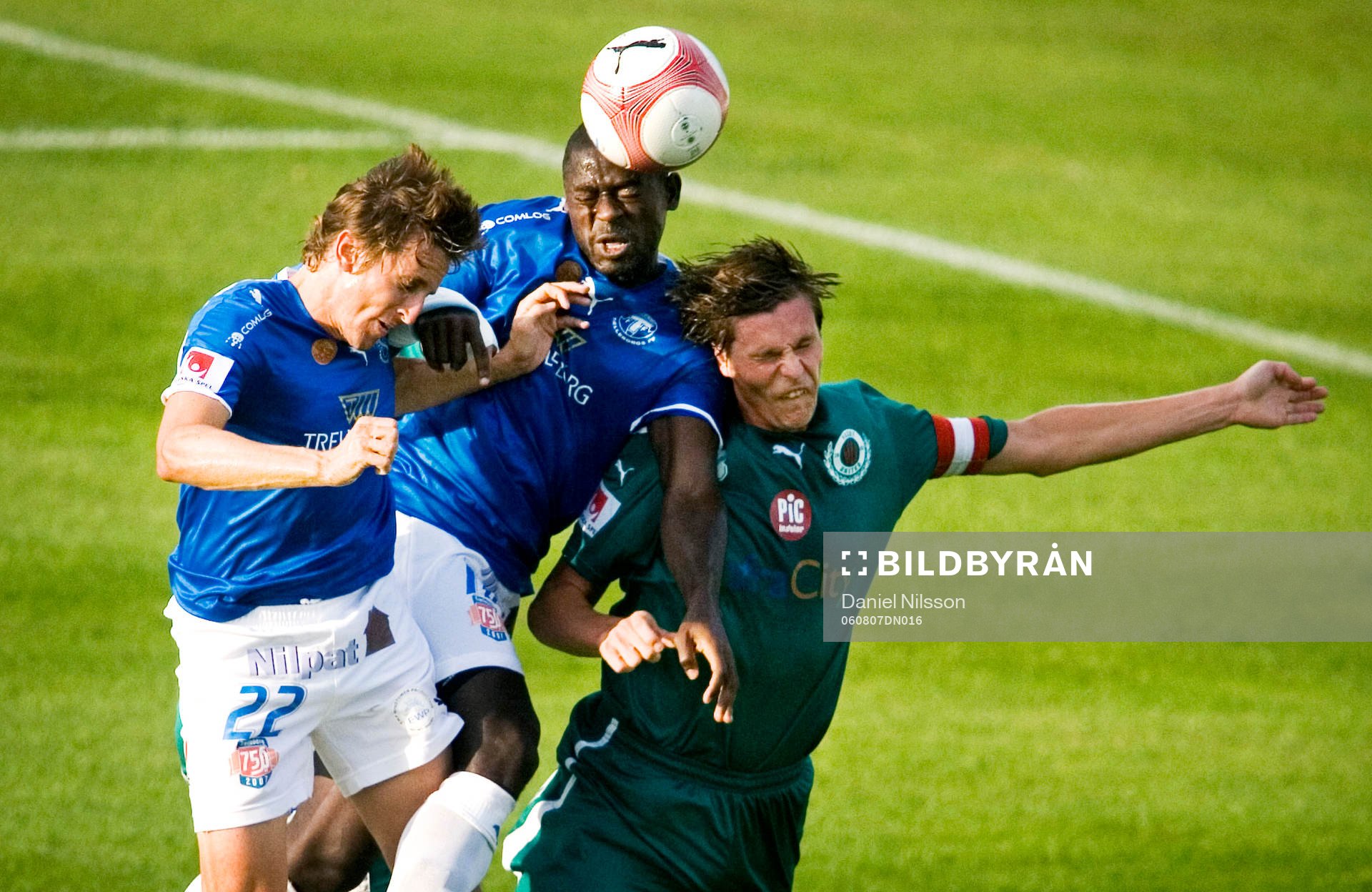 Jimmie Augustsson och Michael Mensah, Trelleborg och Daniel