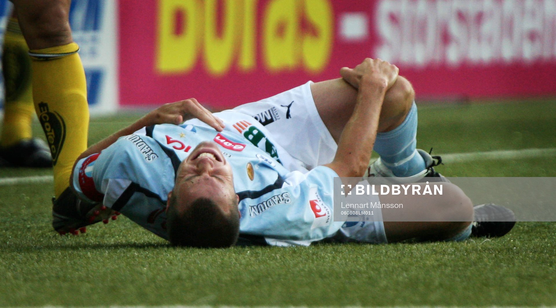 Daniel Andersson, Malmö FF. Skada, smärta