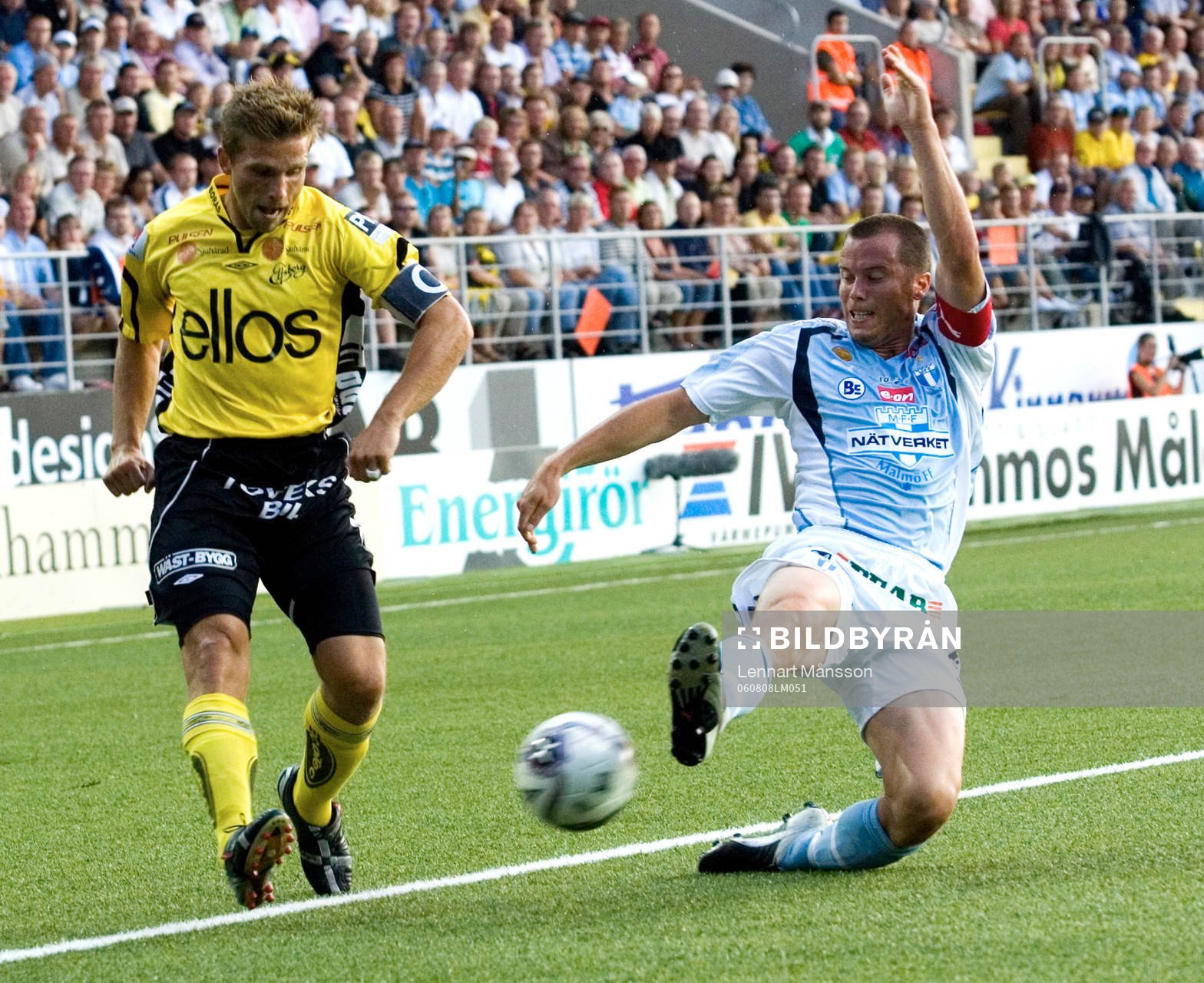 Anders Svensson dominerade, här mot landslagskompisen
