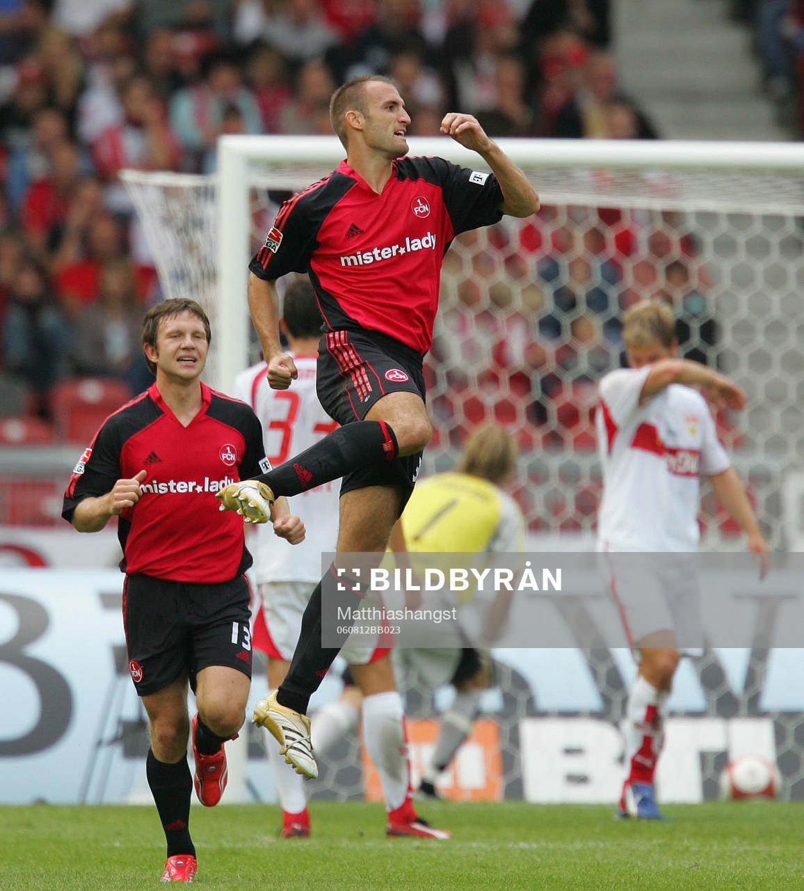 Jubel, glädje, Robert Vittek, Nürnberg