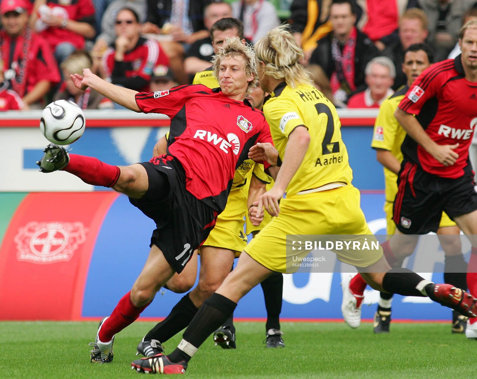 Fotboll, tysk, bundesliga, Bayer Leverkusen - Alemannia