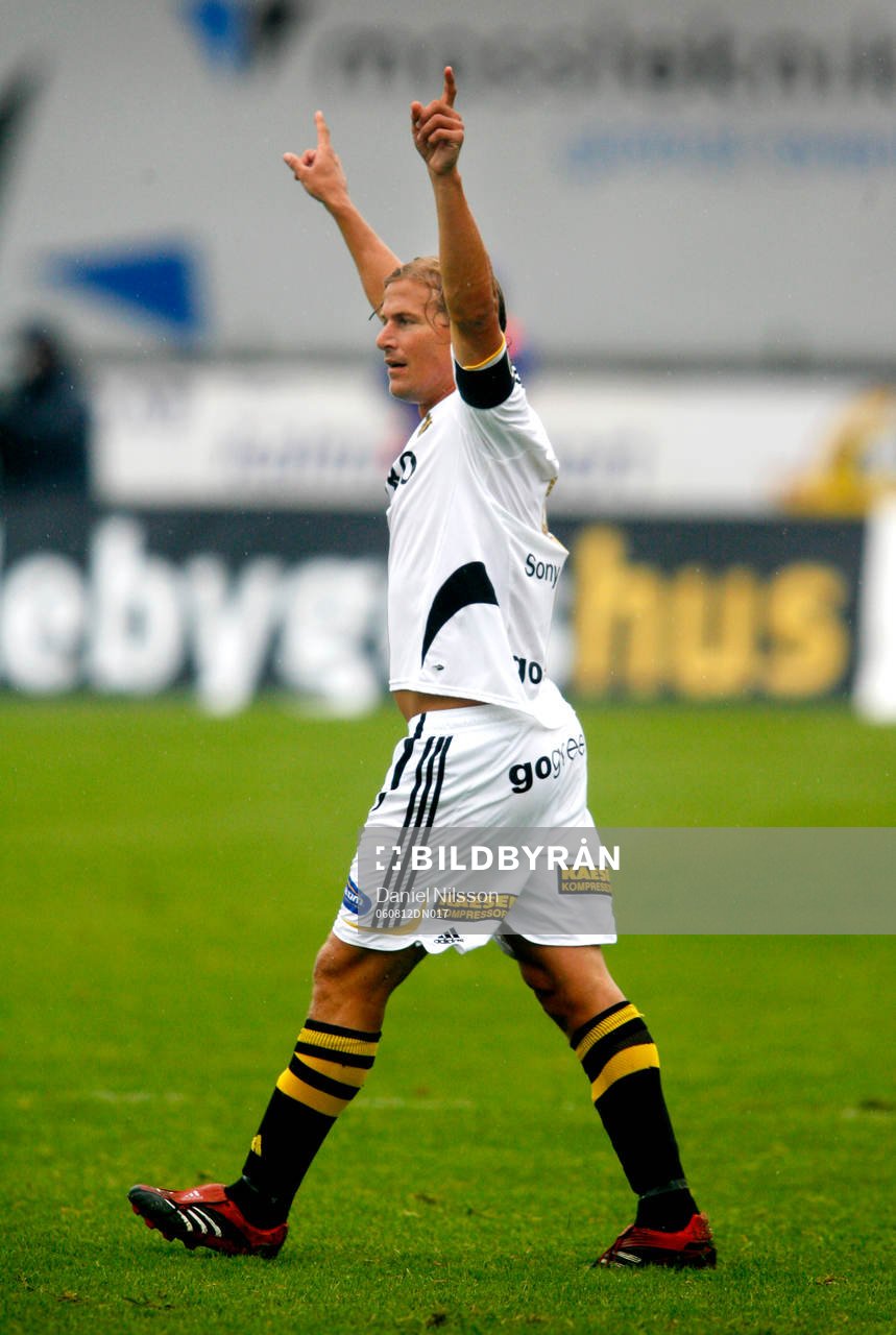 Daniel Tjernström, AIK, jubel