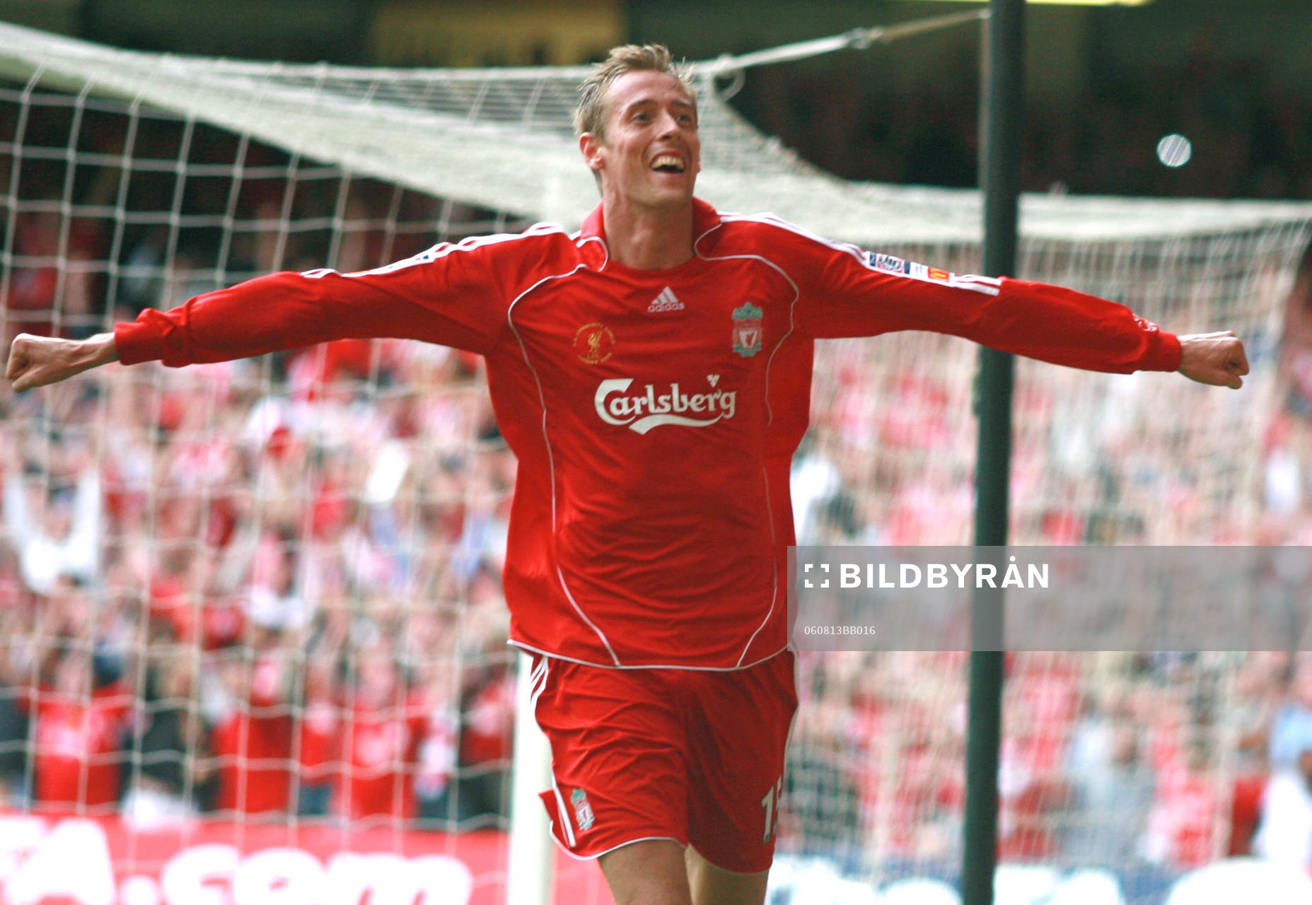 Peter Crouch, Liverpool, jubel