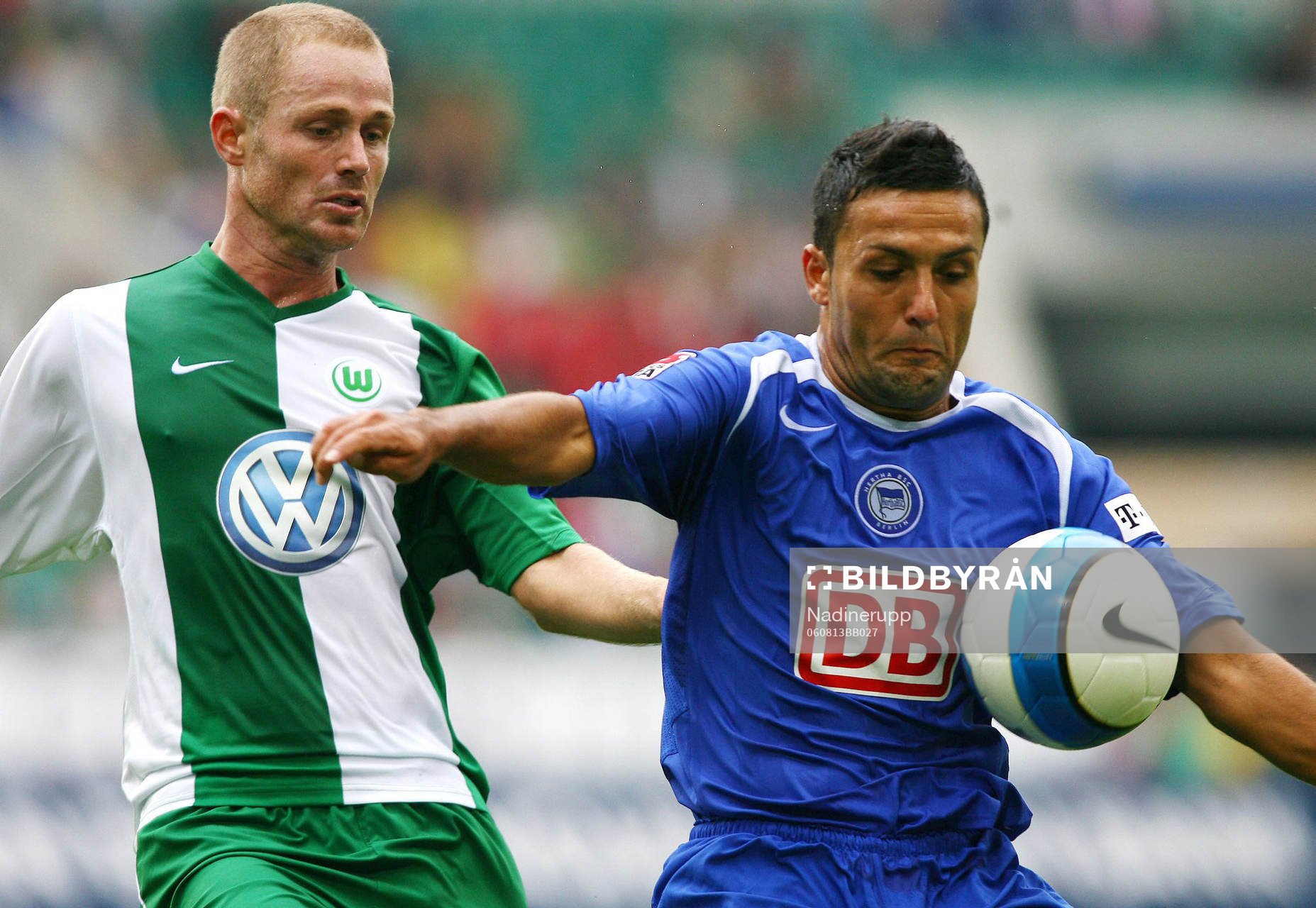  Tom van der Leegte, Wolfsburg och Yildiray Bastuerk, Hertha Berlin 