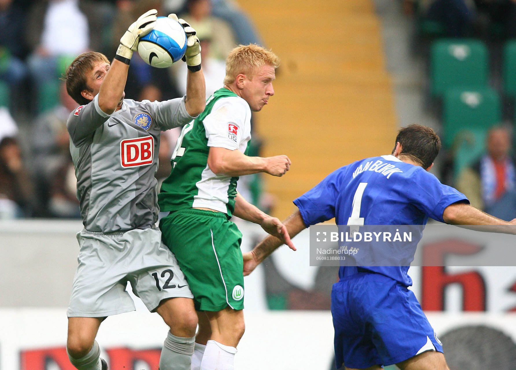Christian Fiedler, Hertha Berlin, målvakt,  Mike Hanke,