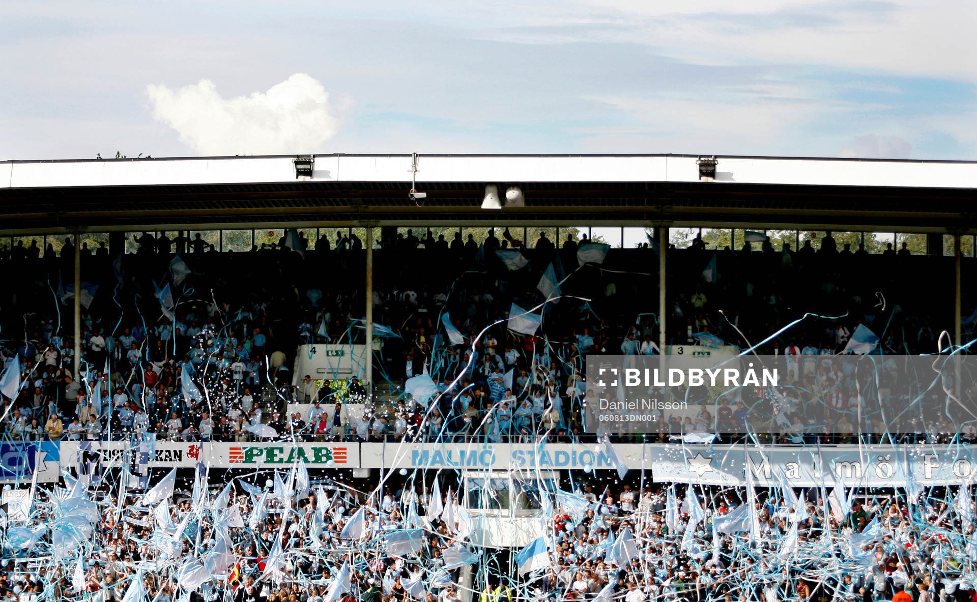 Fotboll, Malmö FF, Malmö Stadion, publik, fans,