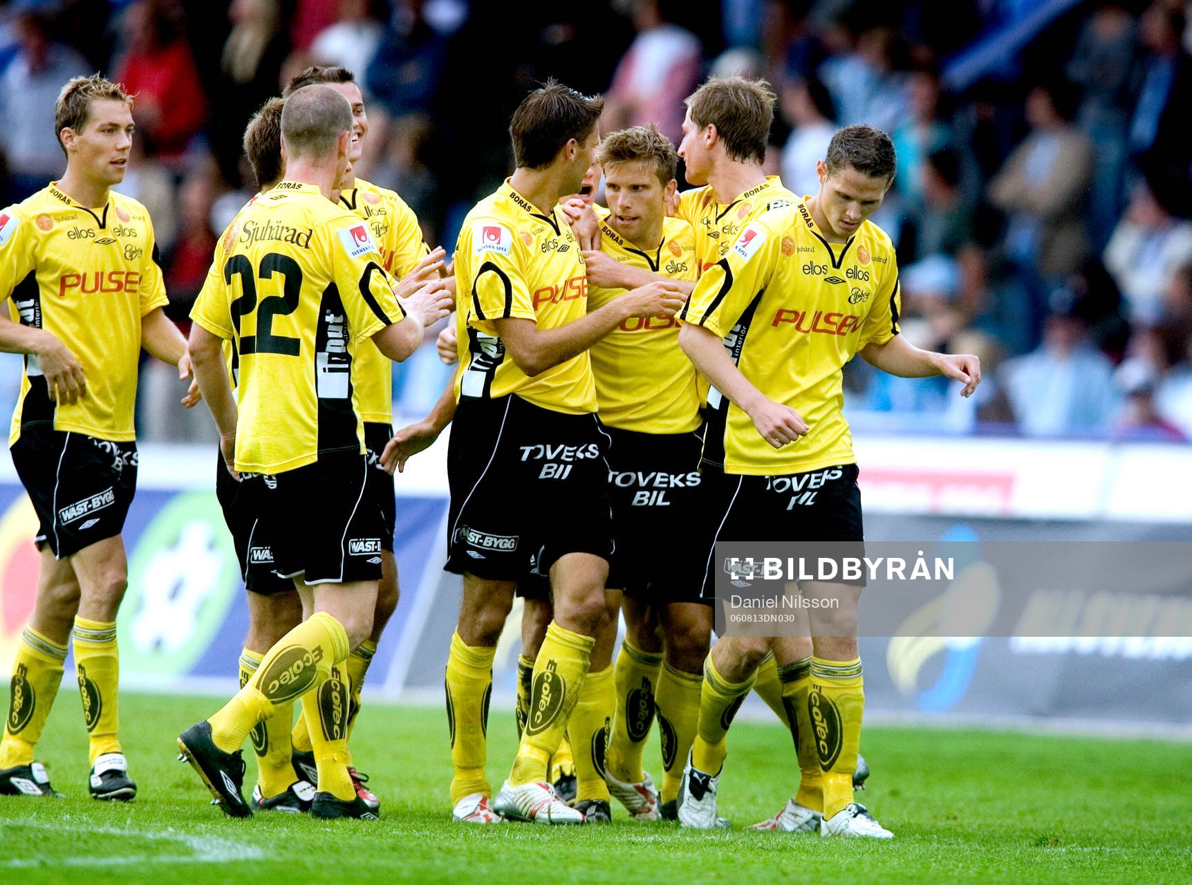 Anders Svensson, Elfsborg (i mitten) jubel