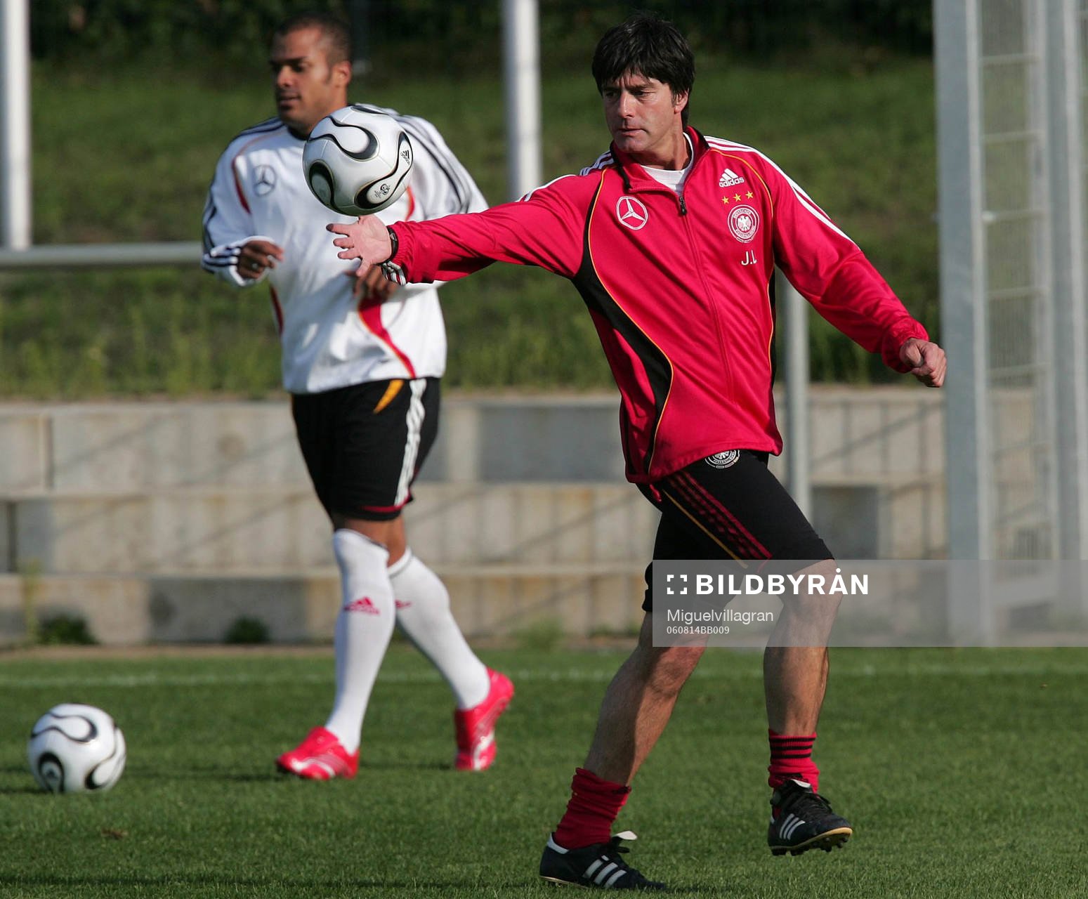  Joachim Loew, förbundskapten, tränare, Tyskland och David Odonkor.