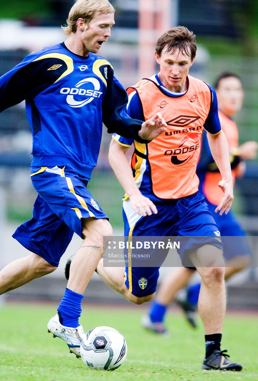 Christian Wilhelmsson och Kim Källström